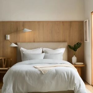 Quince Airy Gauze Duvet Cover 3 Piece Set NWT King Size Mist